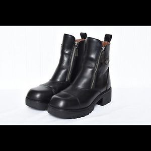 HARLEY DAVIDSON BLACK ANKLE BOOTS